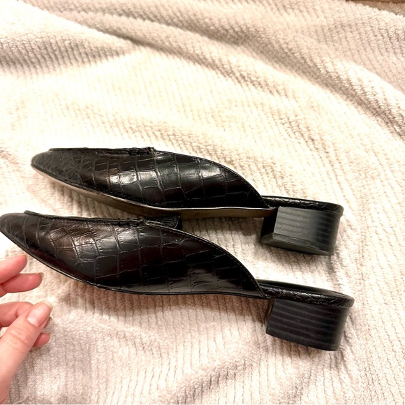 Express Black snakeskin mules - Picture 4 of 5